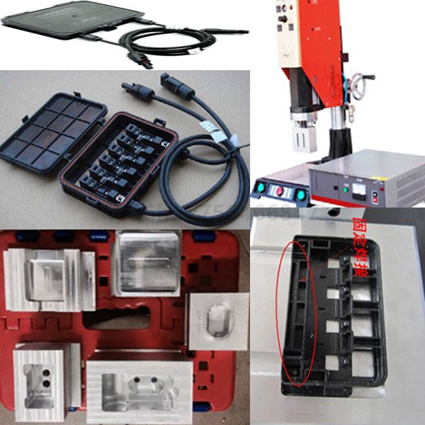 Ultrasonic welding machine for solar photovoltaic modules