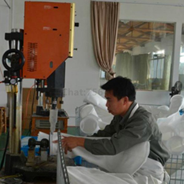 Complete set of ultrasonic welding equipment for water treatment filter bag