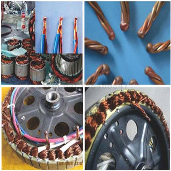 Hydrogen-oxygen flame enameled wire ultrasonic harness welding machine