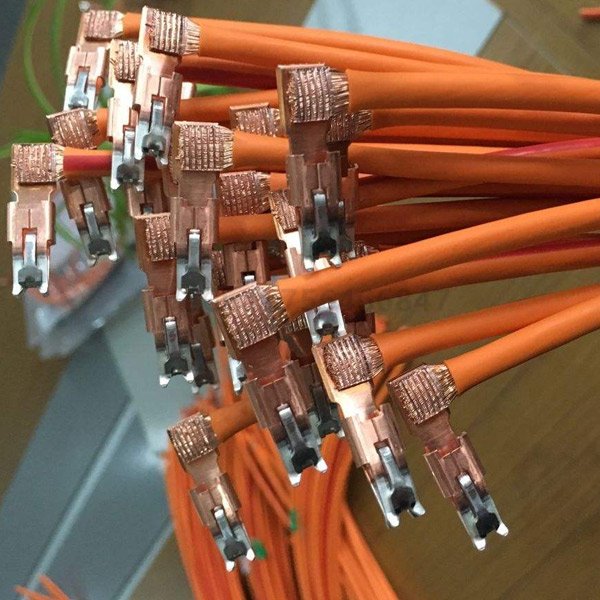 Ultrasonic metal spot welding machine copper wire harness forming and square welding machinery and equipment