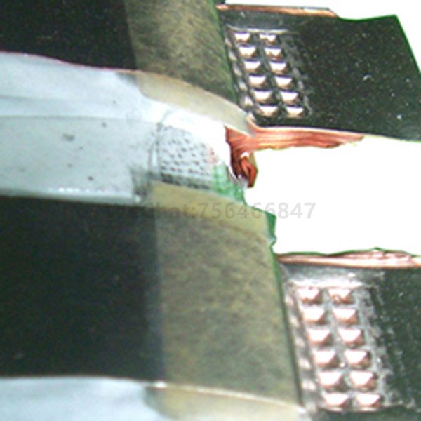 Ultrasonic metal spot welding machine with polymer batteries