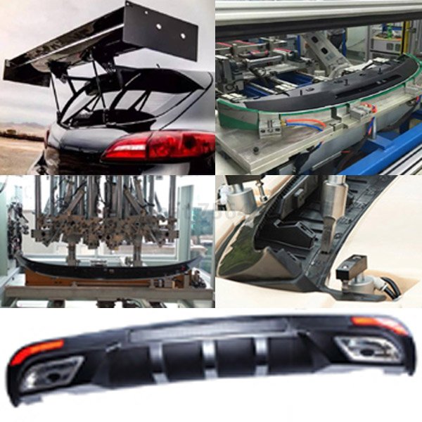 Car spoiler ultrasonic welding machine