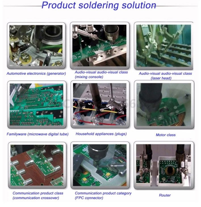 Desktop automatic 4 axis dip soldering robot