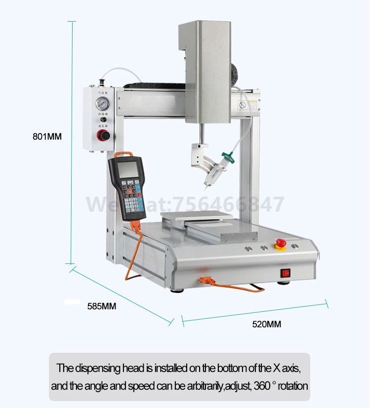 Automatic dispensing machine desktop glue dispensing robot