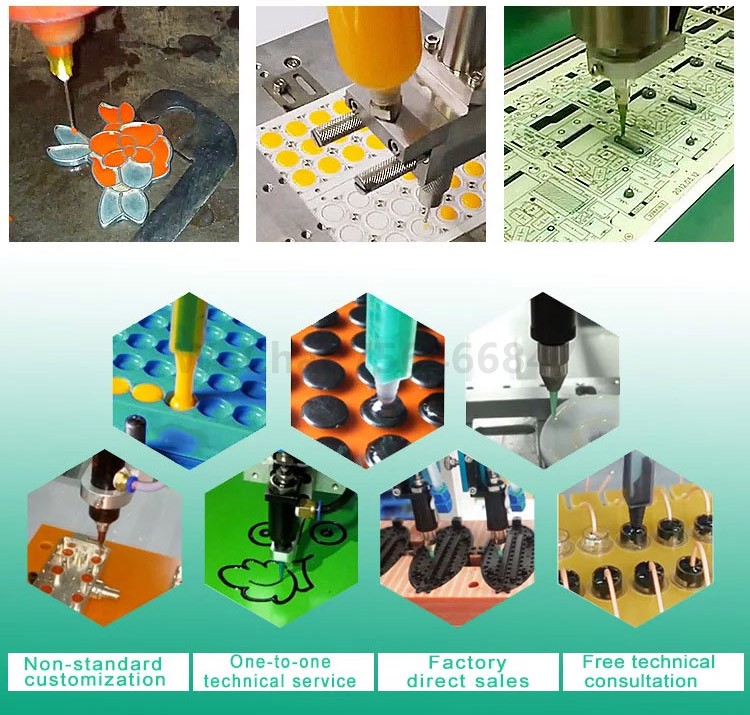 Automatic dispensing machine desktop glue dispensing robot