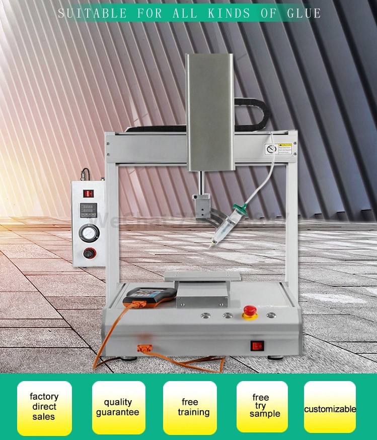 Automatic dispensing machine desktop glue dispensing robot