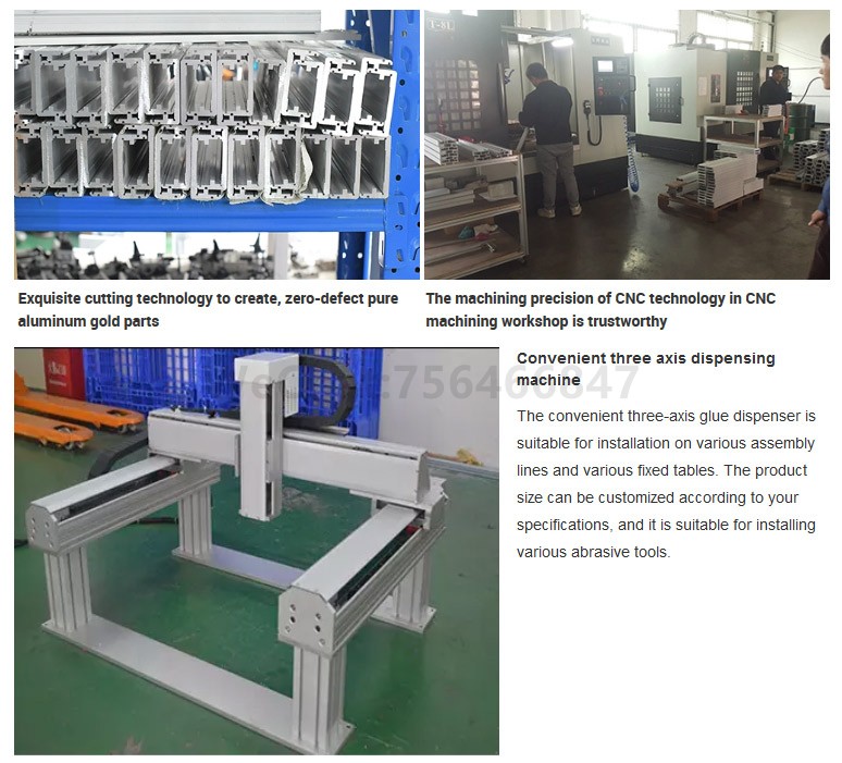 Linear gantry three-axis dispensing machine module