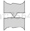 典型的超声紧压焊接结构