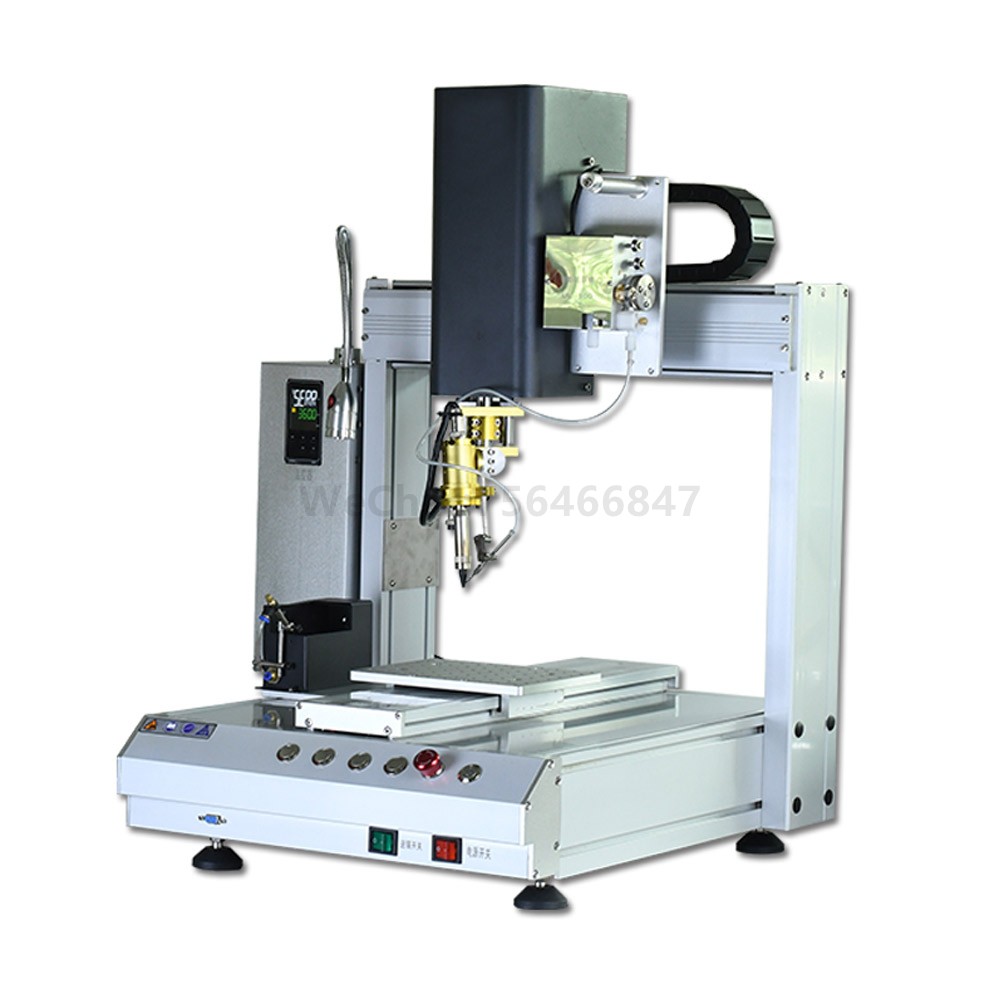 Máy hàn một trạm xoay R để bàn tự động