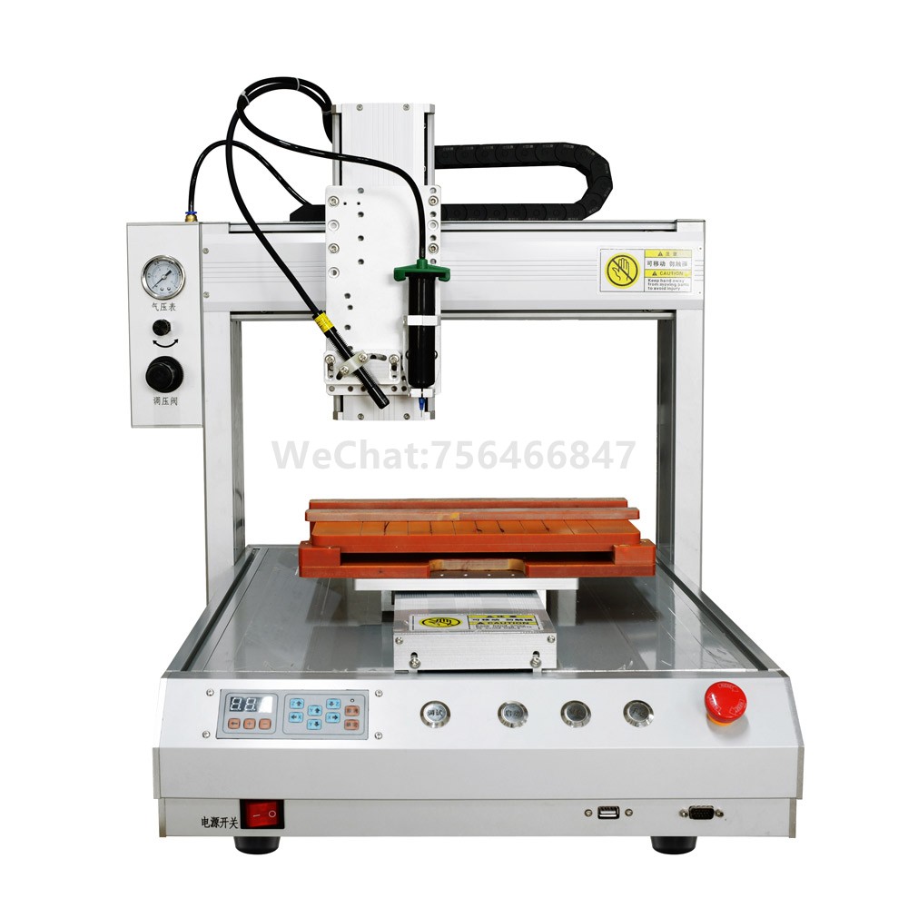Máy rút keo tự động 3 trục để bàn chất lượng cao OEM