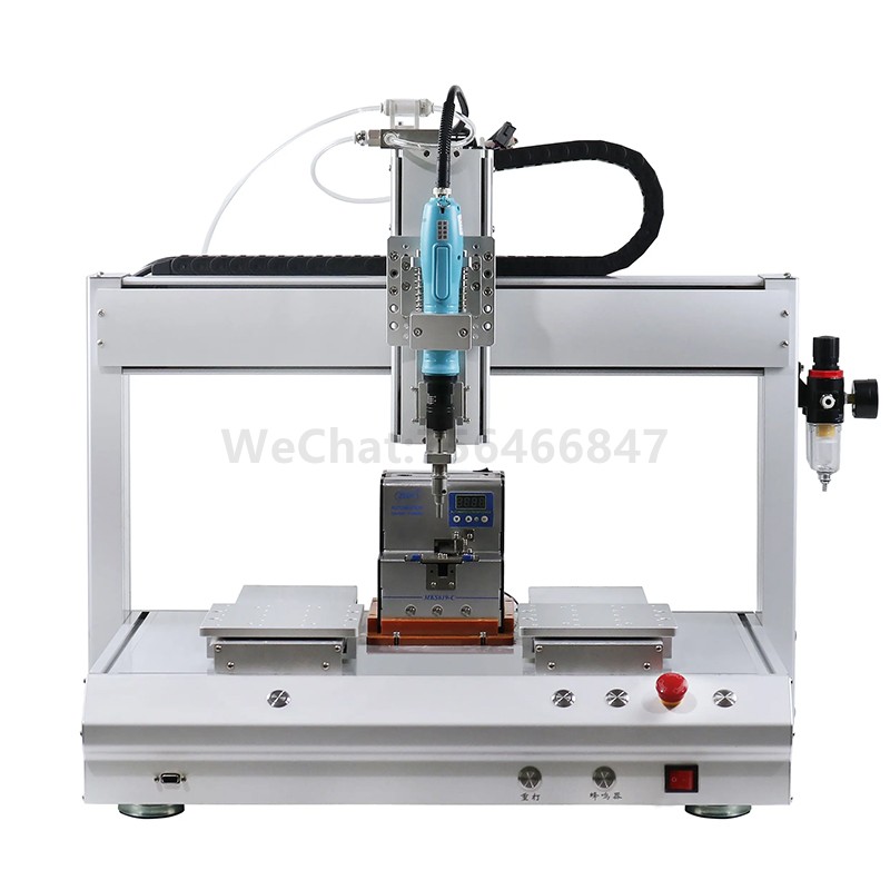 Dual station adsorption automatic locking screw machine