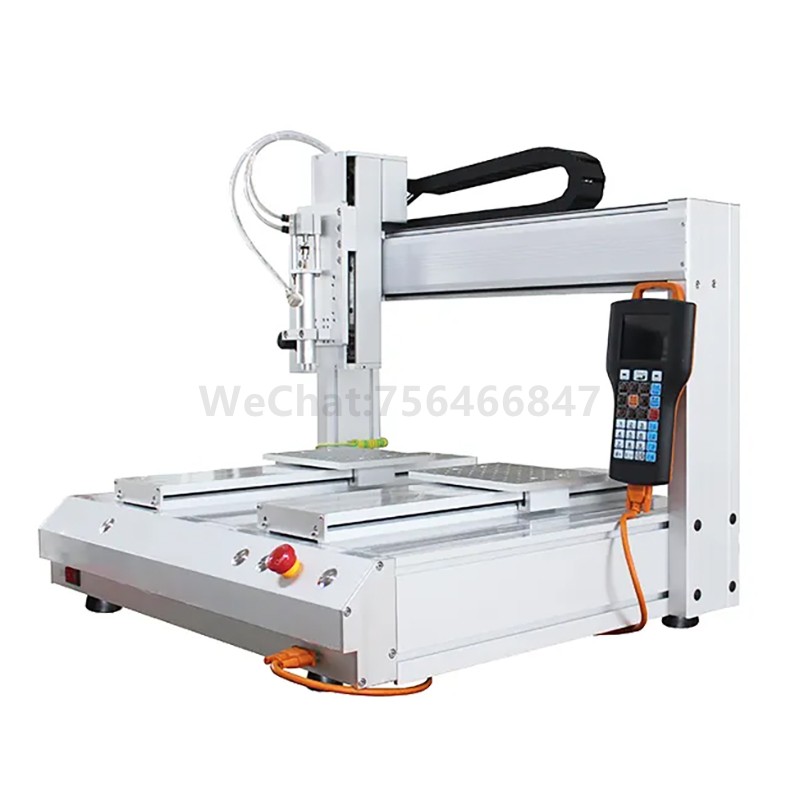 Desktop dual station automatic dispensing machine