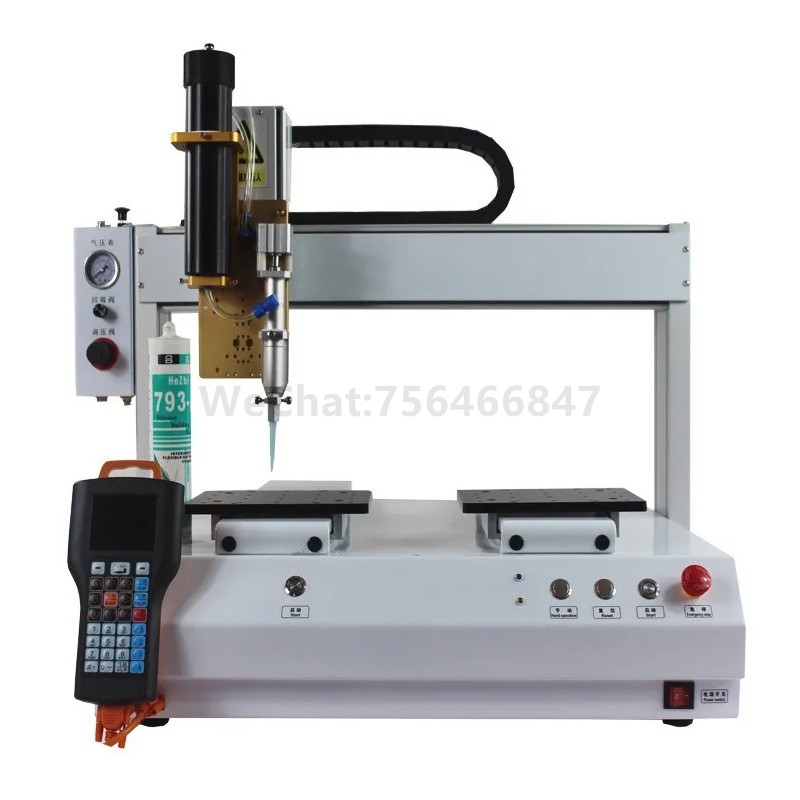 300CC sleeve dual station automatic dispensing machine
