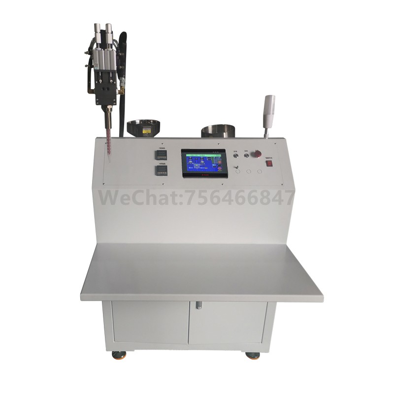 Máy chiết keo bán tự động cầm tay có bàn thao tác