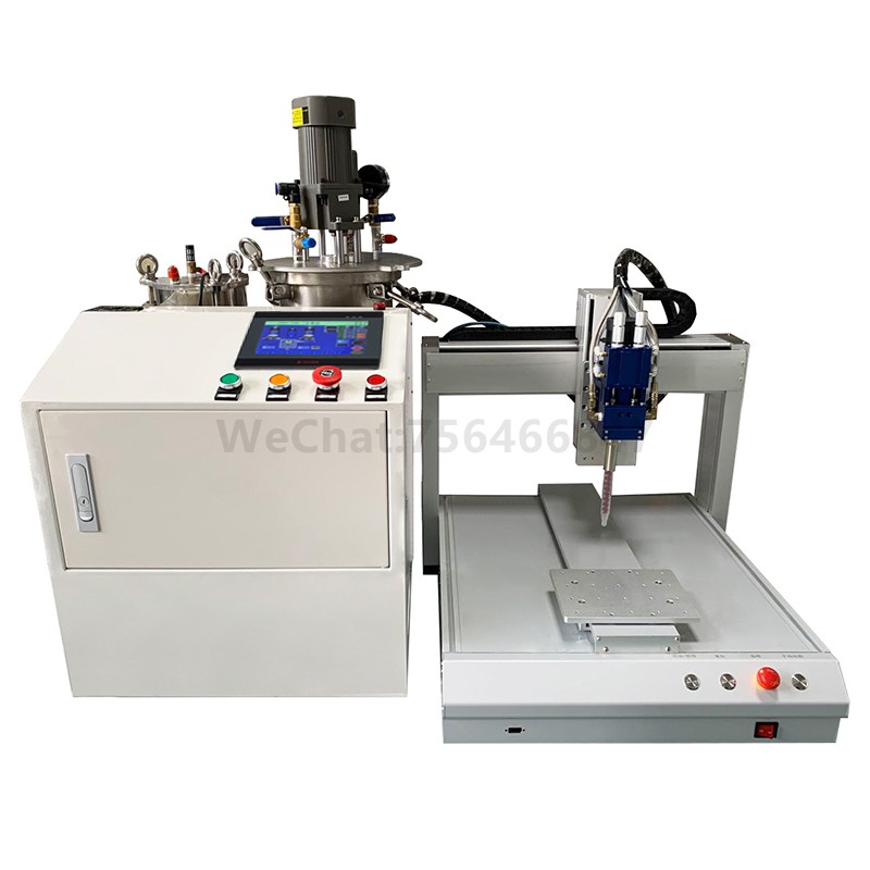 Split desktop single-station automatic glue filling machine