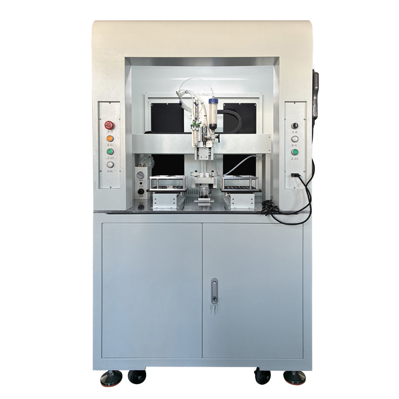 落地式双阀双工位自动点胶机