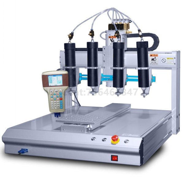 The dispensing machine is using resin materials as gel coat dispensing application instructions
