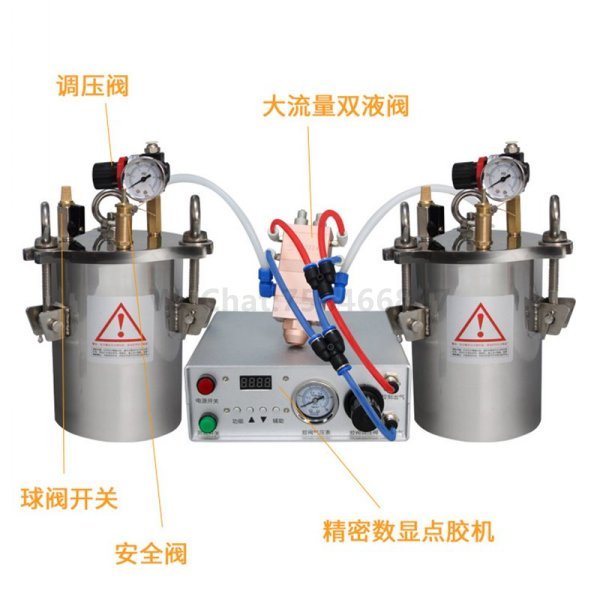 Resin material dispensing and spray dispensing application instructions for dispensers