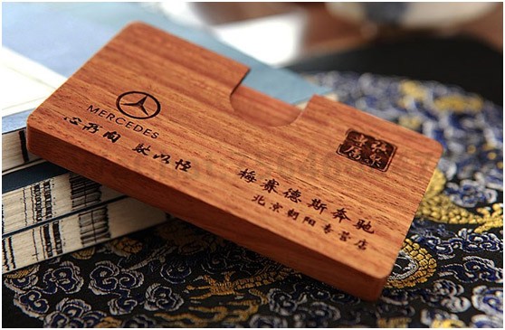激光打标机私人定制名片盒激光雕刻工艺