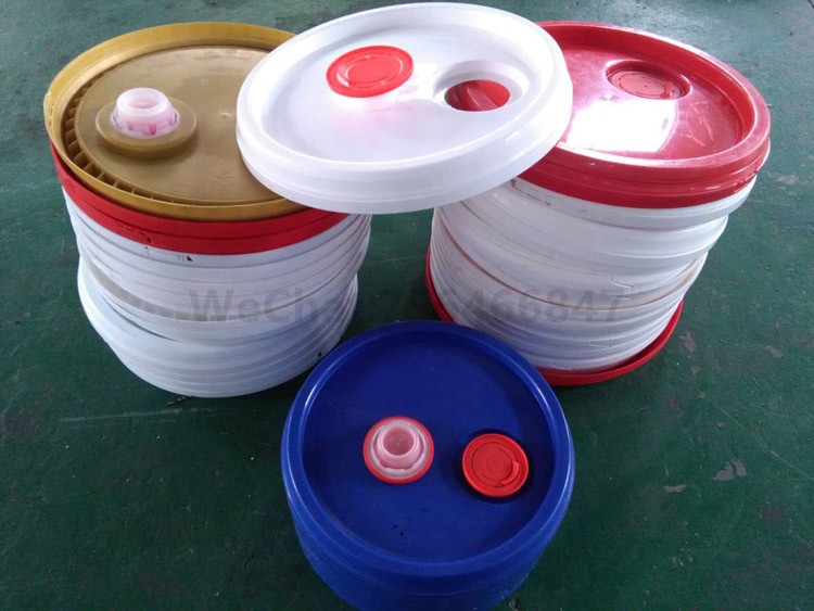 机油桶拉嘴盖密封超声波热熔机样品