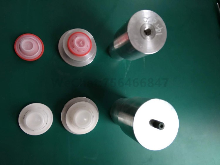 润滑油桶伸缩盖密封压合超声波热熔机样品