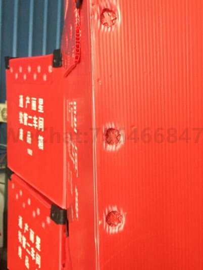 中空板周转箱十字形超声波焊点样品