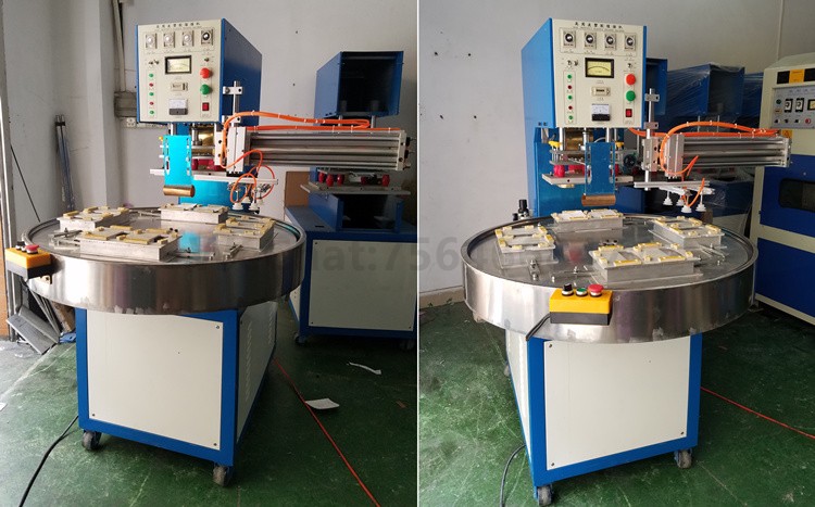 Automatic Rotary Table High Frequency Blister Sealing Machine Cards with Unloader 