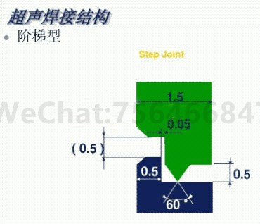 阶梯型超声焊接结构